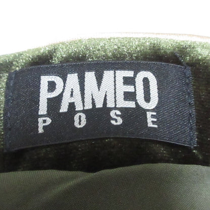 PAMEO POSE ベロア マンダリン ミニ ドレス
