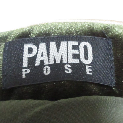 PAMEO POSE ベロア マンダリン ミニ ドレス