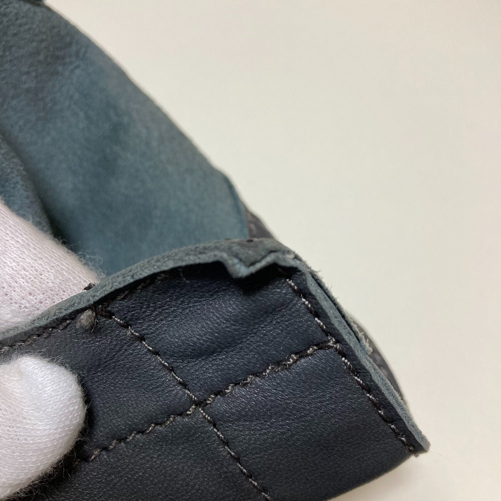 GALERIE VIE ラム レザー ロング コート