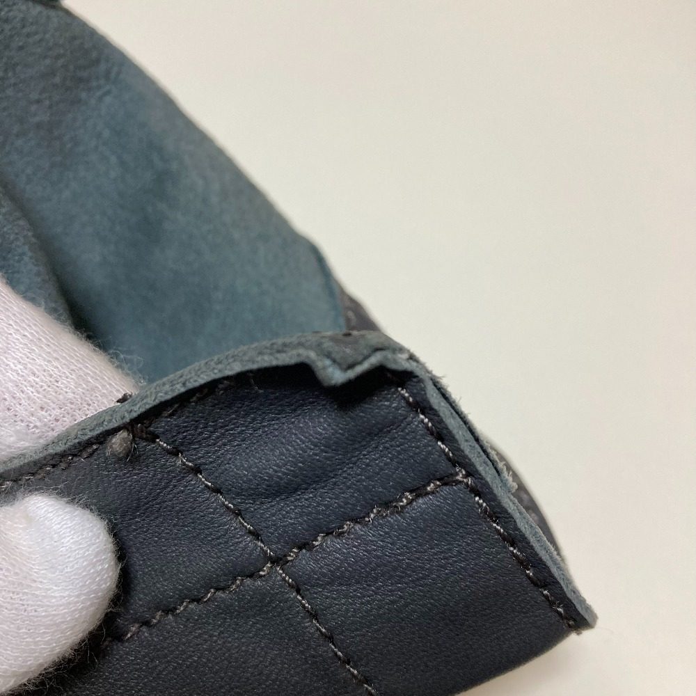 GALERIE VIE ラム レザー ロング コート
