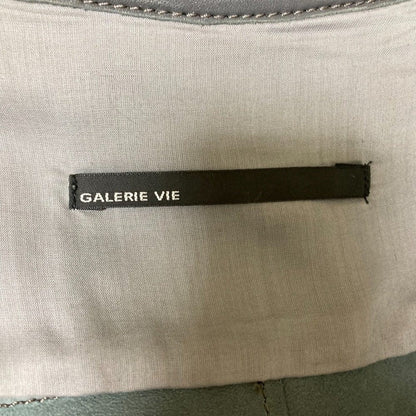 GALERIE VIE ラム レザー ロング コート