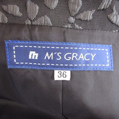 M'S GRACY リボン ジャカード コート