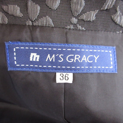 M'S GRACY リボン ジャカード コート
