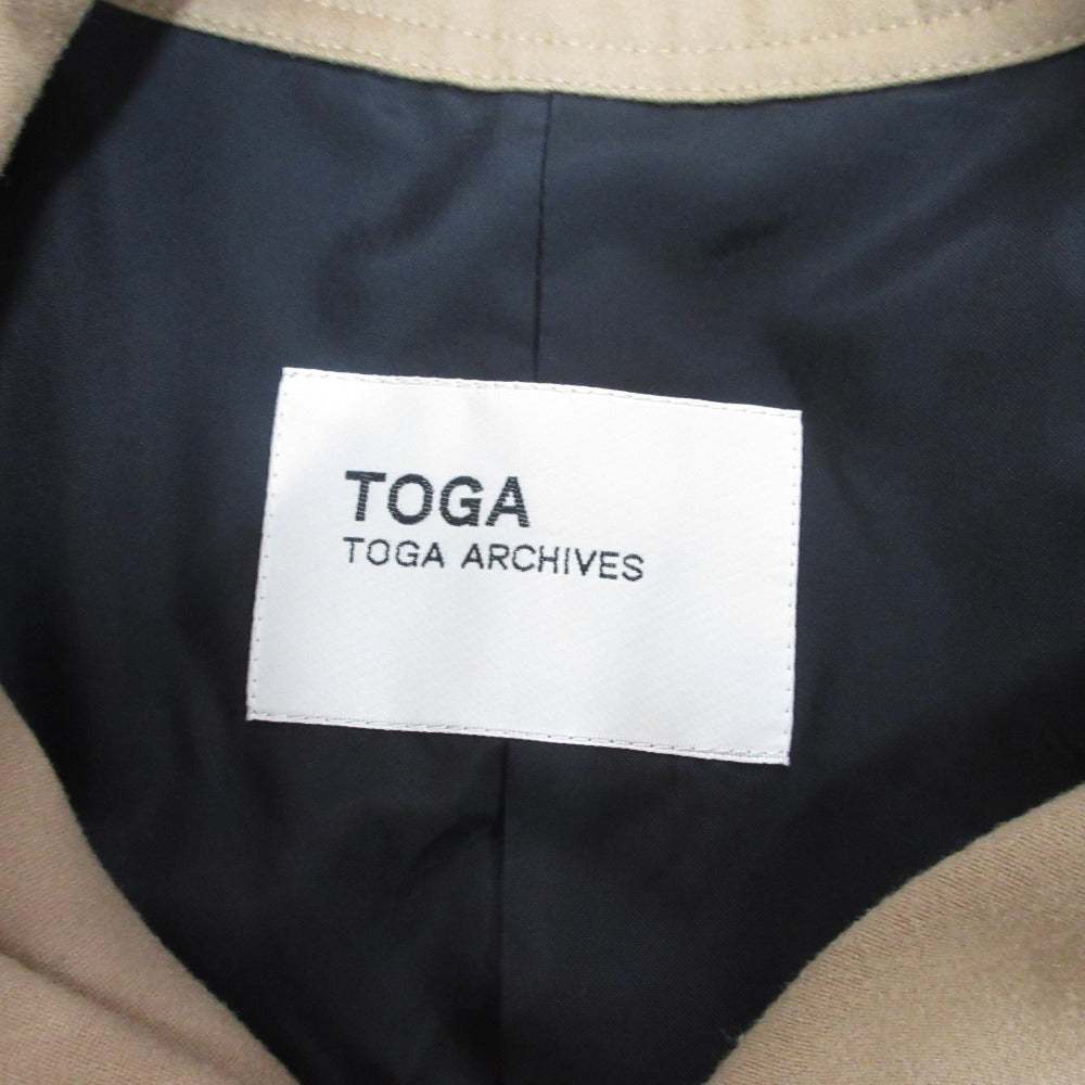 TOGA アーカイブ ウール トレンチ コート
