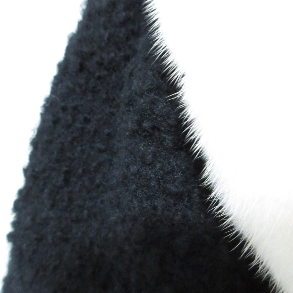 FOXEY ミンク ウール ツイード コート