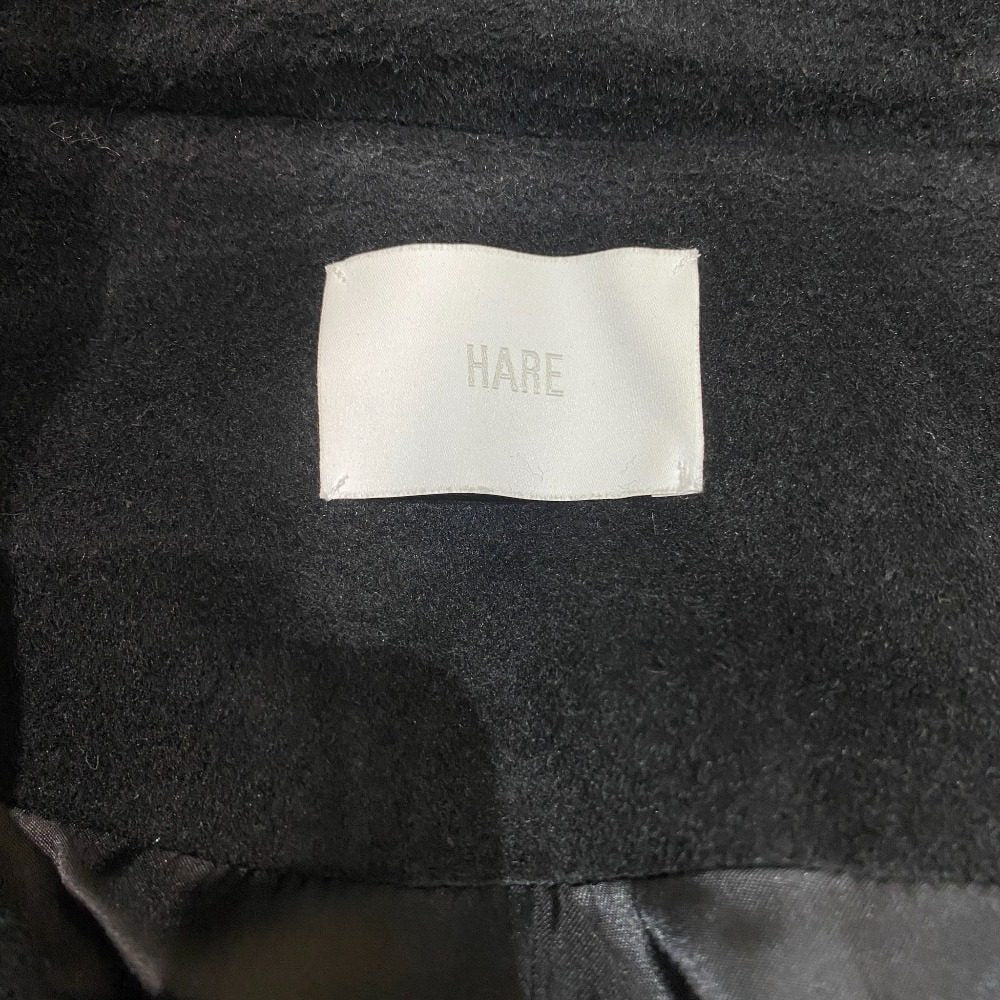 HARE ウールブレンドコート
