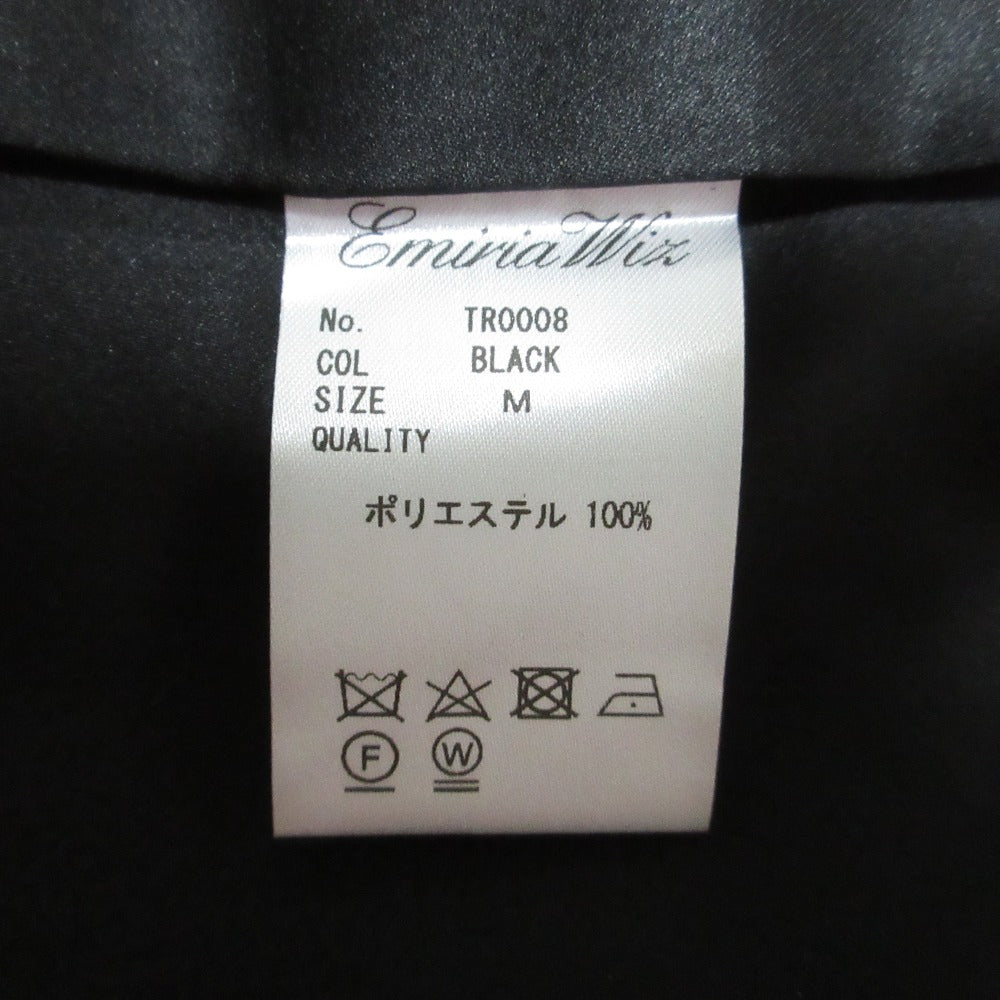Emiria Wiz レトロ フラワー ジャカード ロング コート