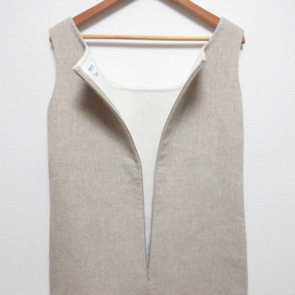 FOXEY アンゴラ カシゴラ ブレンド ノースリーブ ドレス