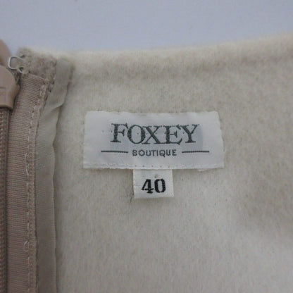 FOXEY アンゴラ カシゴラ ブレンド ノースリーブ ドレス