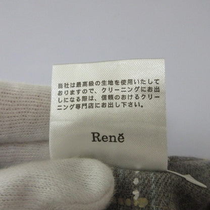 Rene イタリアン ファブリック フレア スカート