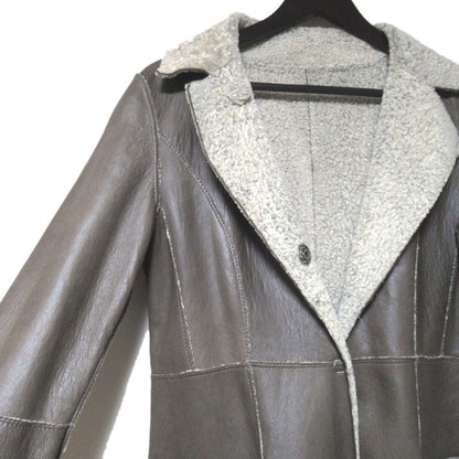 BORGO DEI BLU シアリング リバーシブル コート