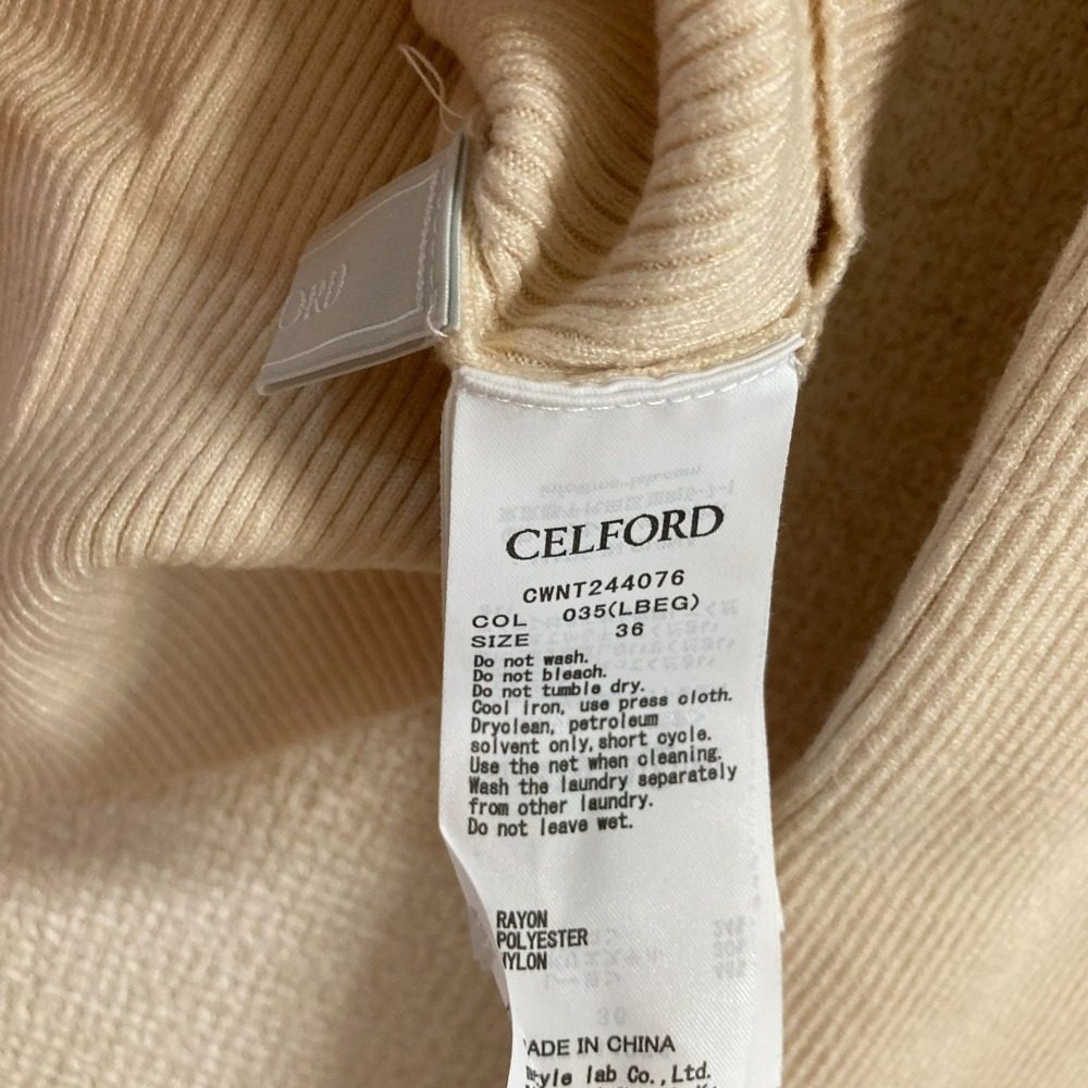 CELFORD ロング スリーブ ニット