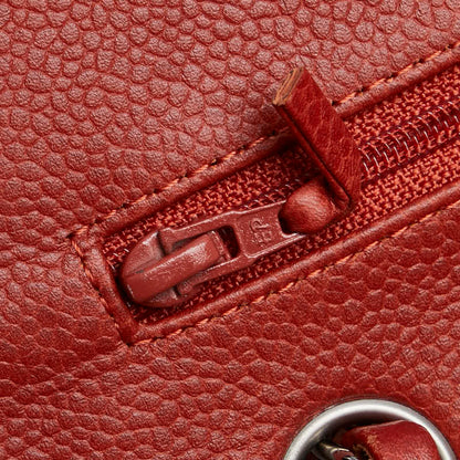 シャネル マトラッセ25 キャビアスキン ショルダーバッグ