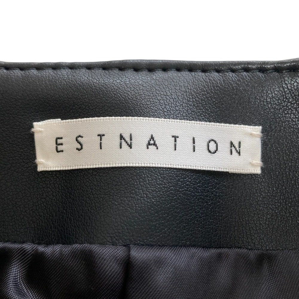ESTNATION ノー カラー ジップ アップ ブルゾン