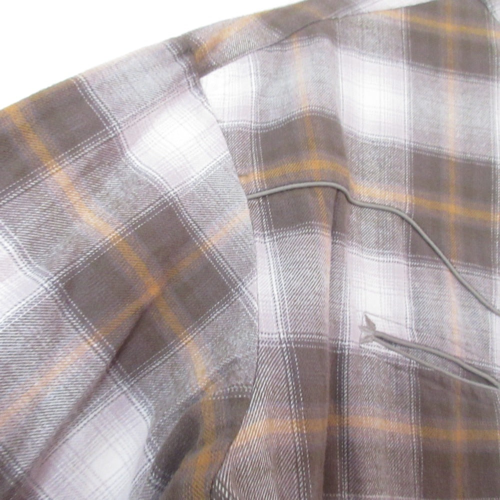 Pendleton Niko コラボ チェック バンドカラー シャツ