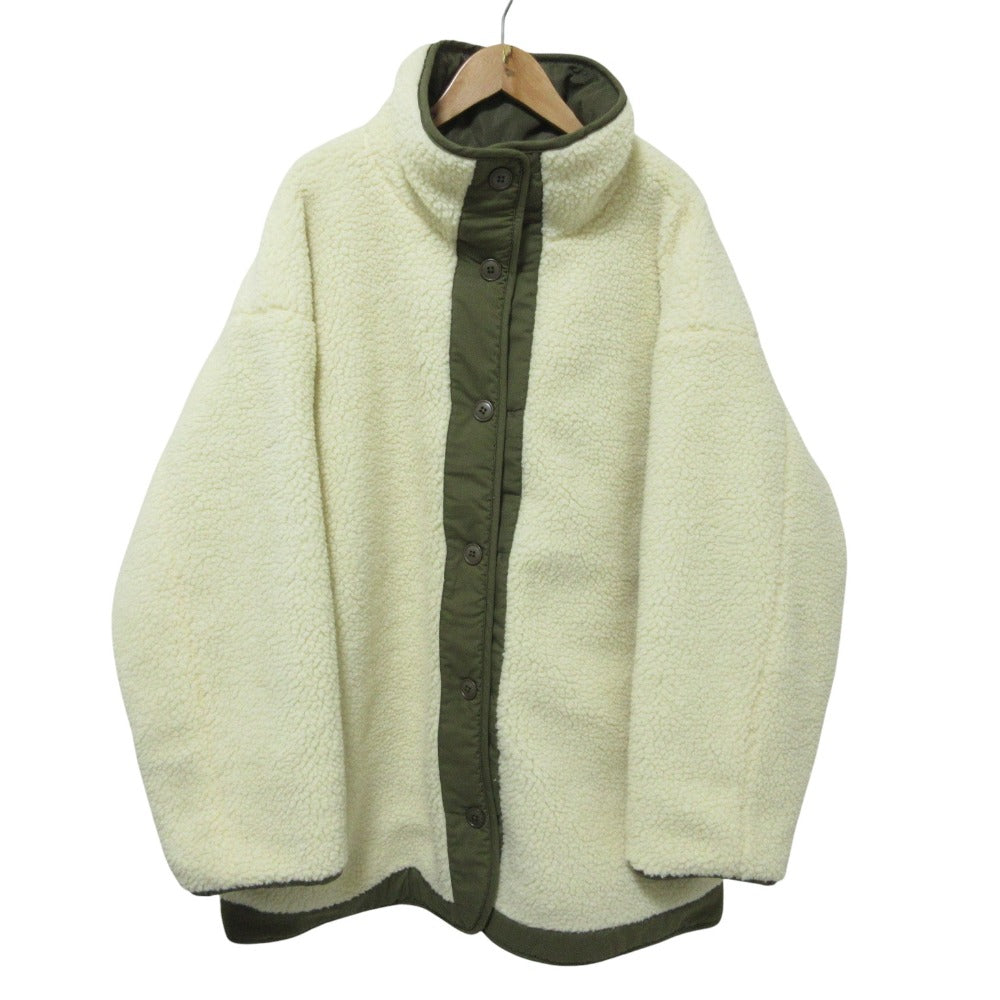 FREAK'S STORE ハイ ネック リバーシブル キルティング コート