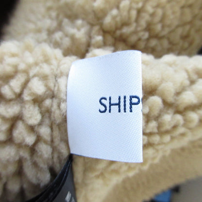 SHIPS any フェイク ムートン ロング コート