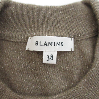 BLAMINK ウールラメショートスリーブニット