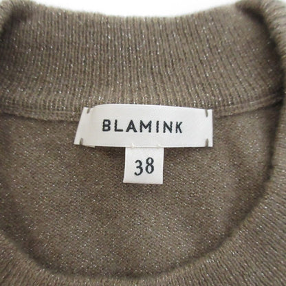 BLAMINK ウールラメショートスリーブニット