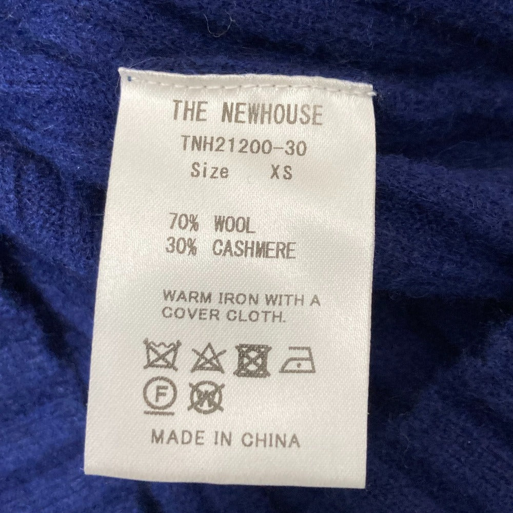 THE NEWHOUSE リブ ニット ロング カーディガン