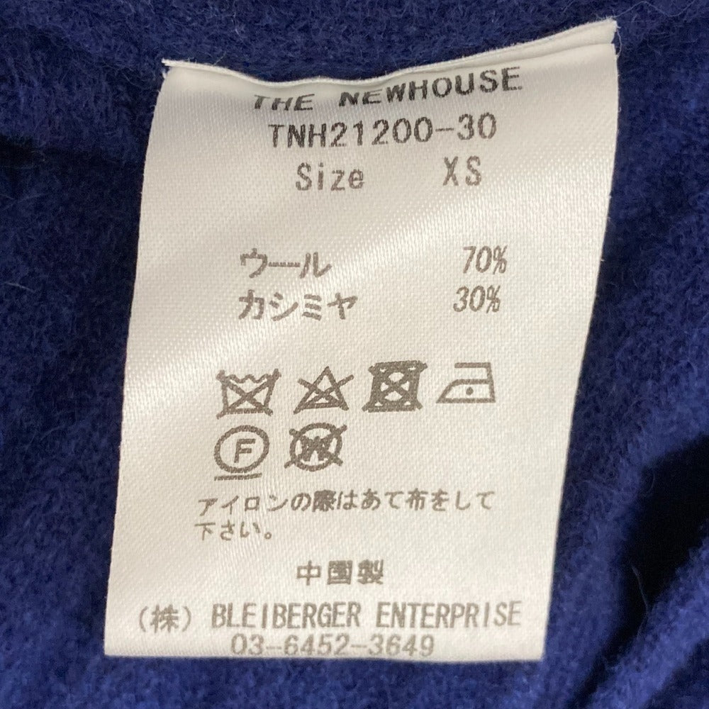 THE NEWHOUSE リブ ニット ロング カーディガン