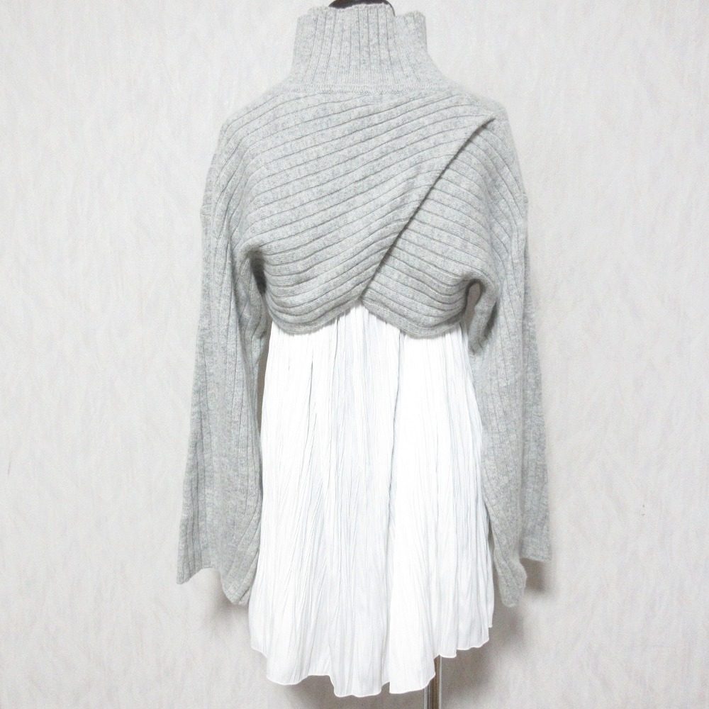 Snidel クロップド ニット レイヤード トップ