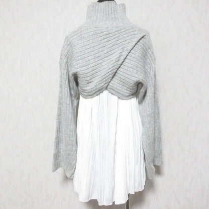 Snidel クロップド ニット レイヤード トップ
