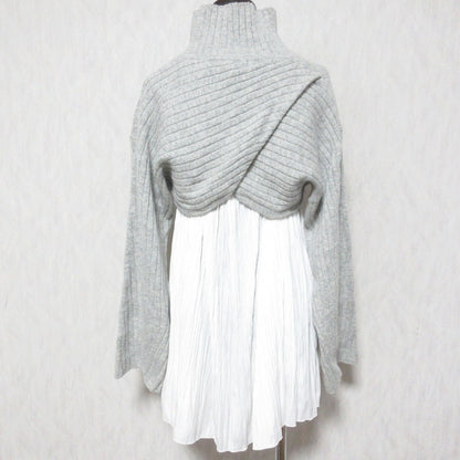 Snidel クロップド ニット レイヤード トップ