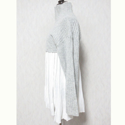 Snidel クロップド ニット レイヤード トップ