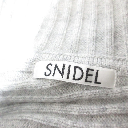 Snidel クロップド ニット レイヤード トップ