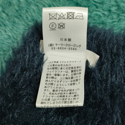 yori バイカラー ボア エコファー スカーフ