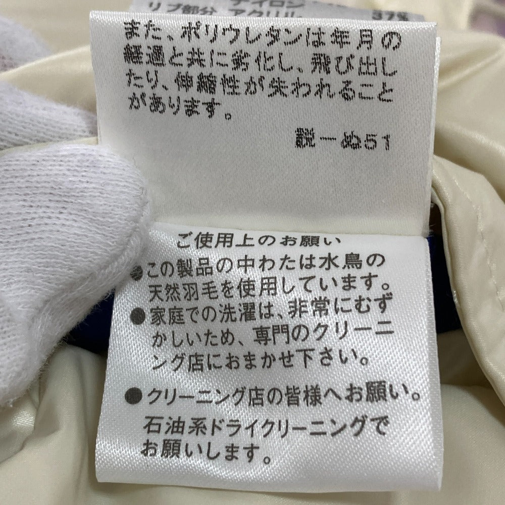 バーバリー ブルー レーベル チェック リバーシブル ダウン ジャケット