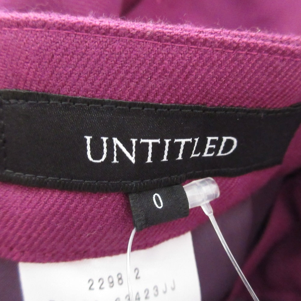 UNTITLED テーパード パンツ