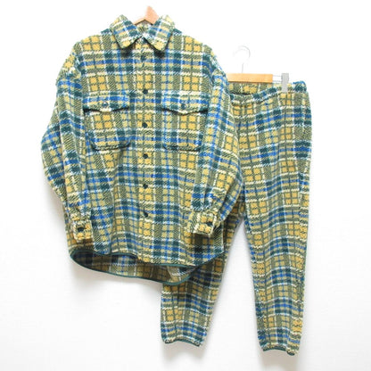 BEAMS BOY チェック ボア セットアップ