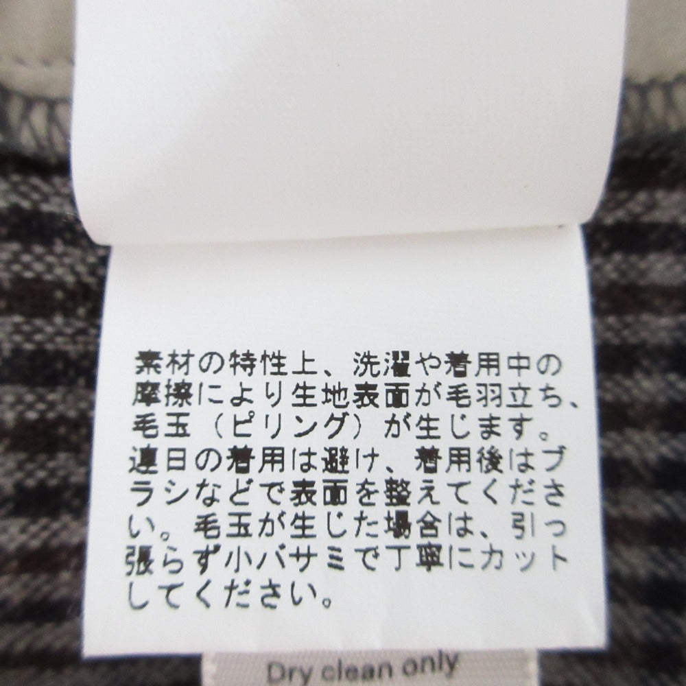カイト チェック ハイウエスト サイドスリット パンツ
