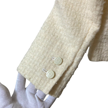 ルネ TISSUE レッキスファー ツイードジャケット