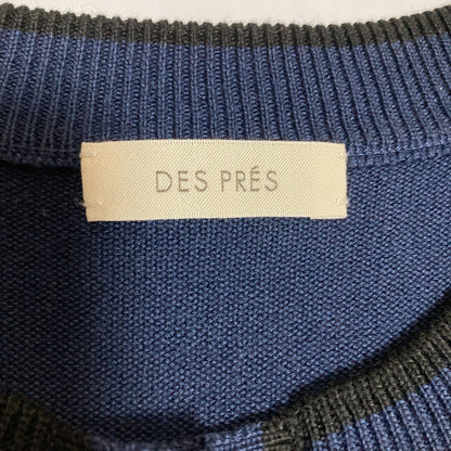 DES PRES テンセル ウール クルーネック カーディガン