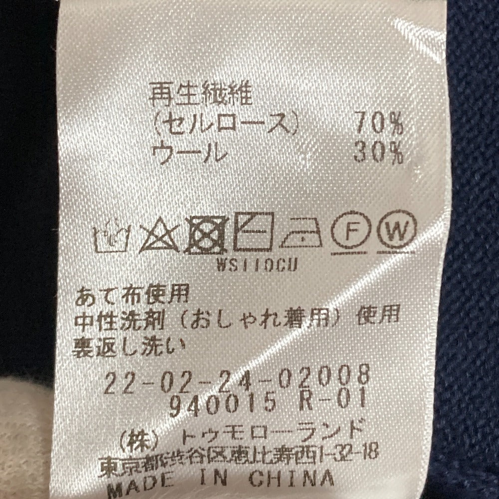 DES PRES テンセル ウール クルーネック カーディガン