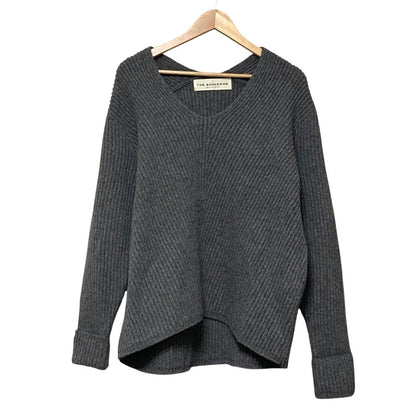 ザシンゾーン VOLUME V-NECK KNIT ウールニットプルオーバー