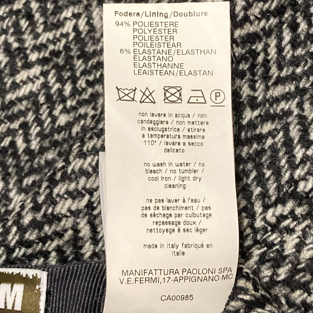 MSGM ヘリンボーンツイードスカート