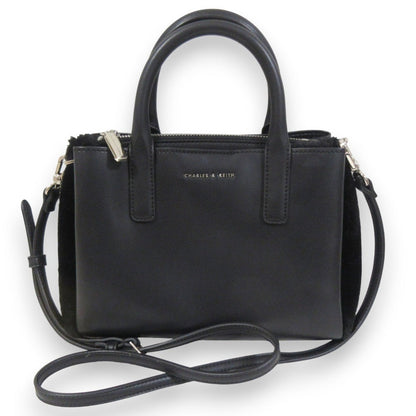 CHARLES & KEITH レザー 2way ハンドバッグ
