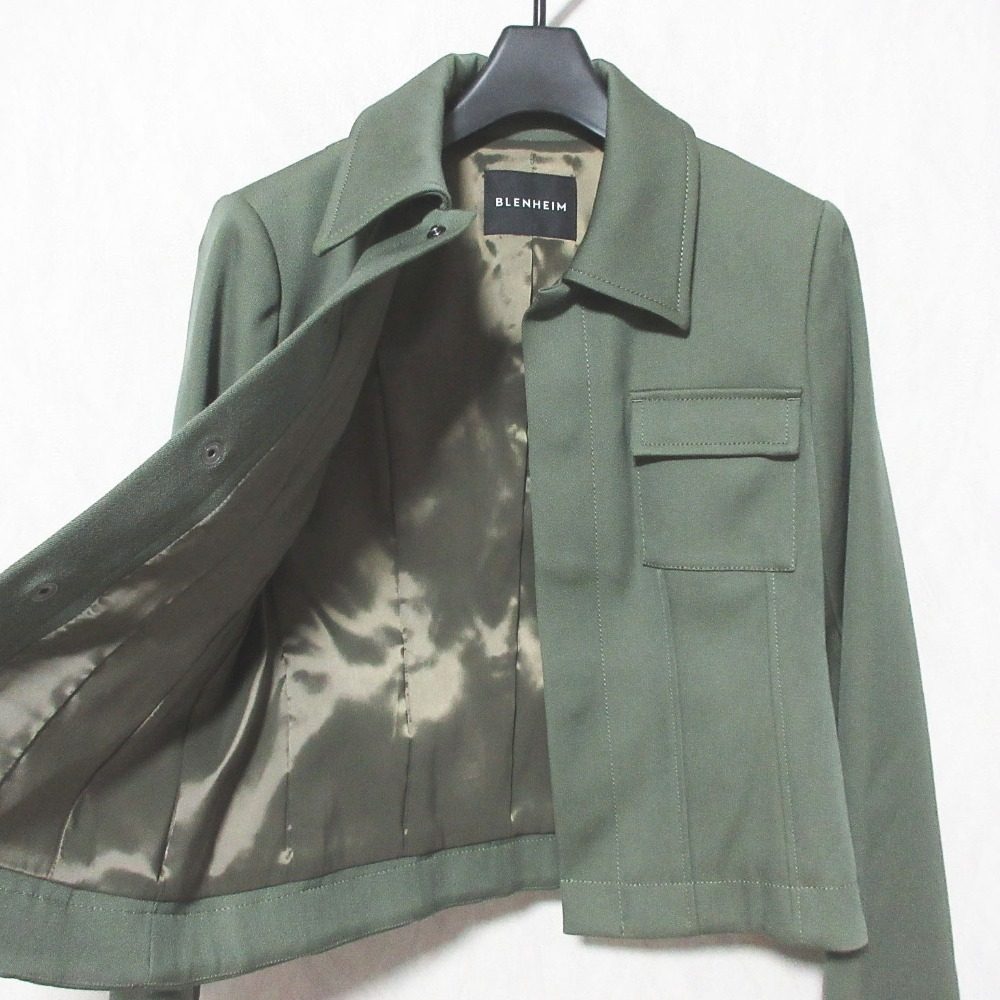 BLENHEIM ストレッチ クロップド ジャケット