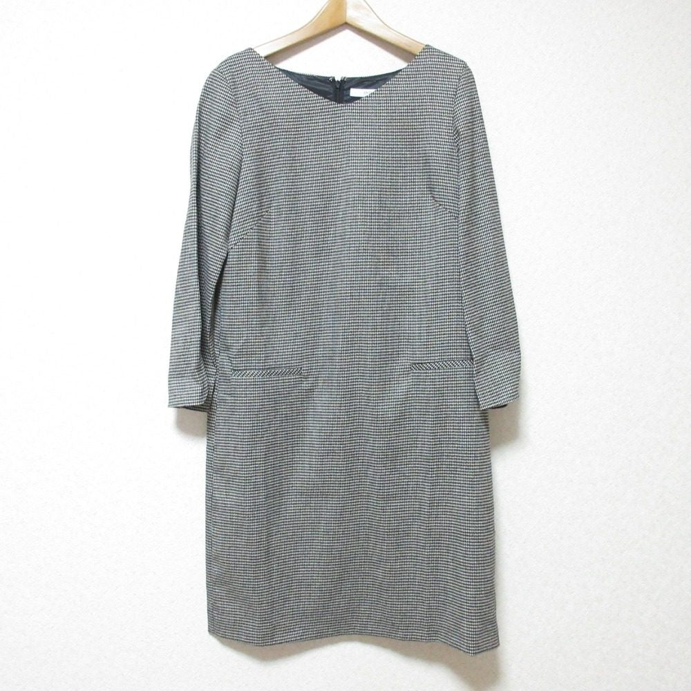 UNTITLED ハウンド トゥース ドレス