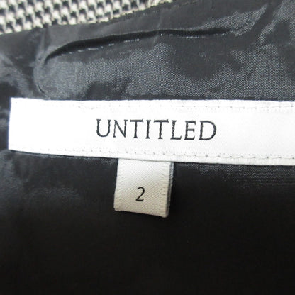 UNTITLED ハウンド トゥース ドレス