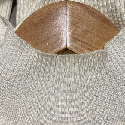 ELIN シルク ブレンド ハイ ネック ニット プルオーバー
