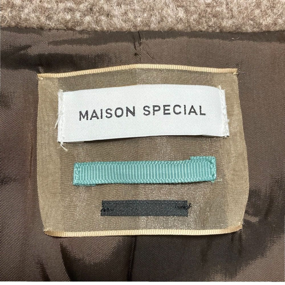 MAISON SPECIAL モヘア ブレンド ウール コート