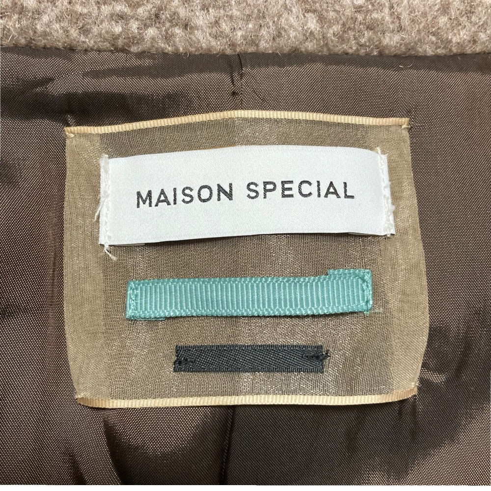 MAISON SPECIAL モヘア ブレンド ウール コート