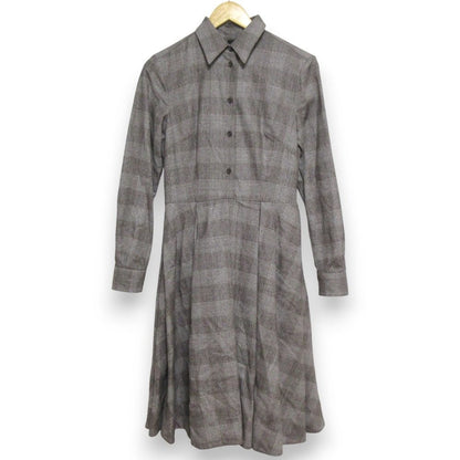 Aspesi ウール カシミヤ ブレンド ロング シャツ ドレス