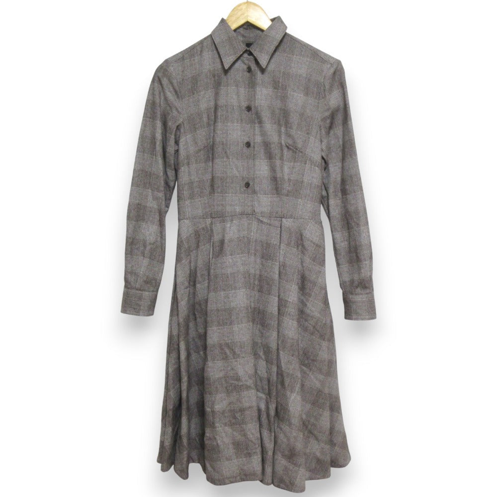 Aspesi ウール カシミヤ ブレンド ロング シャツ ドレス