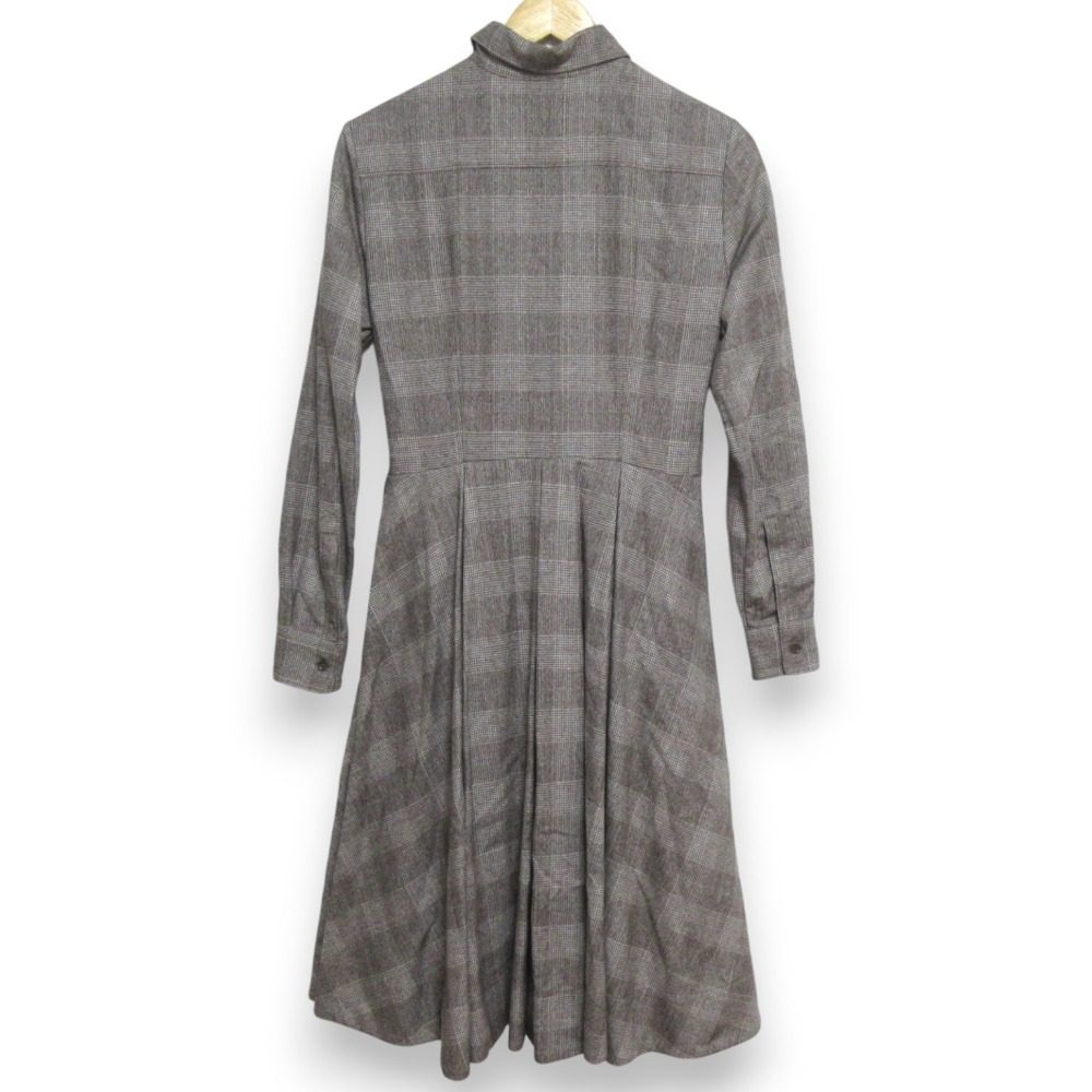 Aspesi ウール カシミヤ ブレンド ロング シャツ ドレス